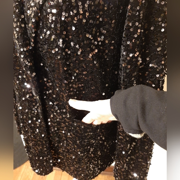 Joan Rivers Red Carpet Sequined Blazer - Picture 10 of 16